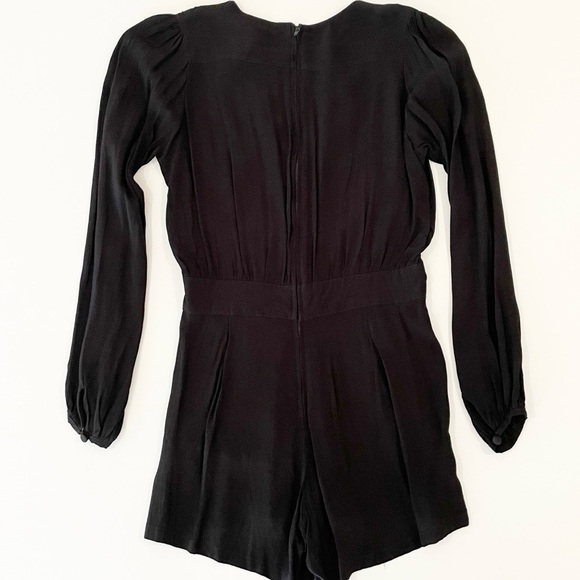 Motel Rocks Black Long Sleeve Romper - Picture 4 of 10